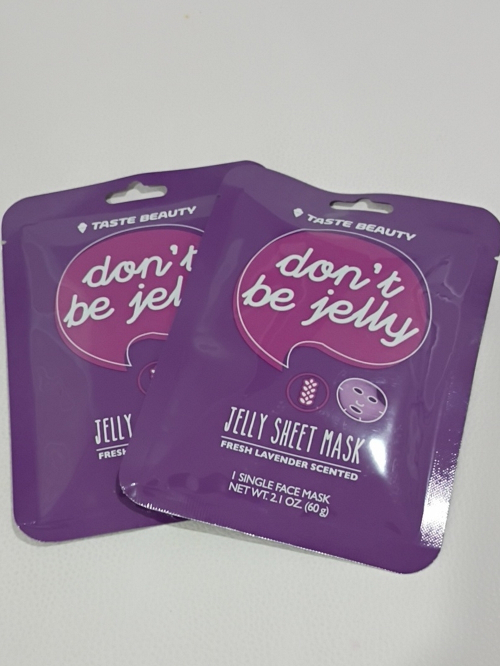 Taste Beauty "Don't Be Jelly" Jelly Sheet Mask - Purple *2*